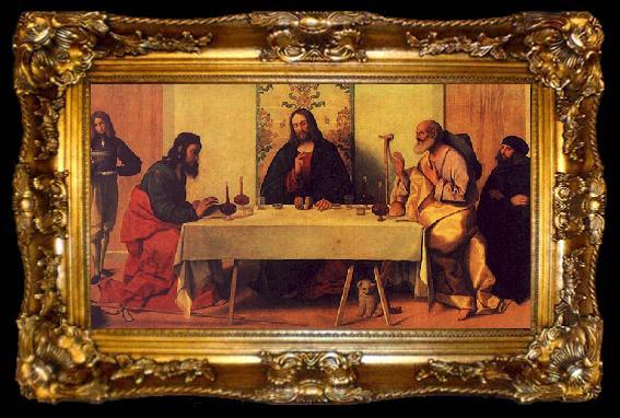 framed  Vincenzo Catena The Supper at Emmaus, ta009-2